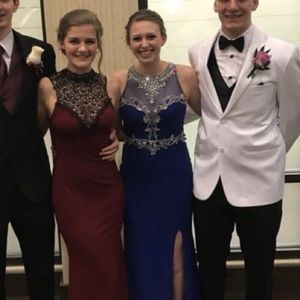 Blue prom dress size 4